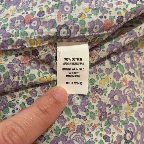 Ann Mashburn Lucy Nightdress in Liberty Floral Print SZ XS EUC